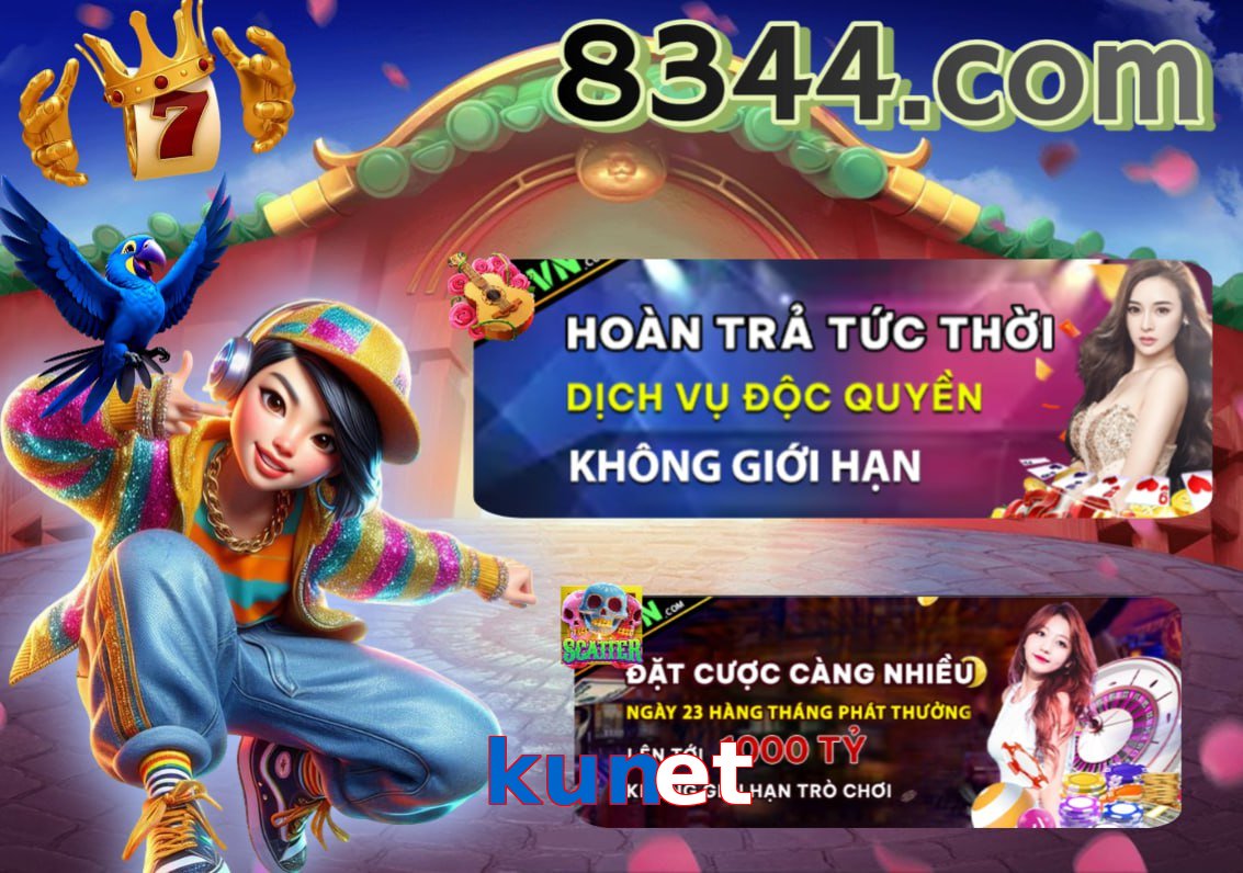 Trò chơi Slot được yêu thích tại kunet